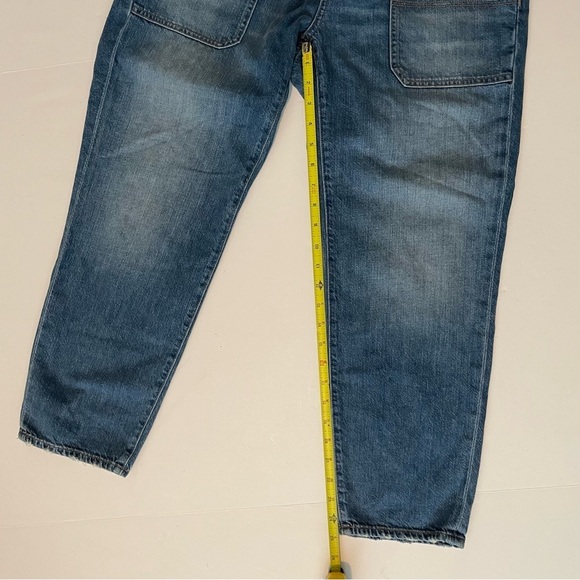 ARYA CARGO JEAN ELASTIC WAIST High-Rise Rigid Denim waterfall 29 8 - Picture 5 of 11